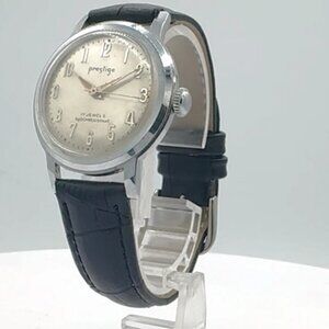 Vintage Prestige Men's Mechanical Wristwatch 272 Hong Kong Steel & Chrome